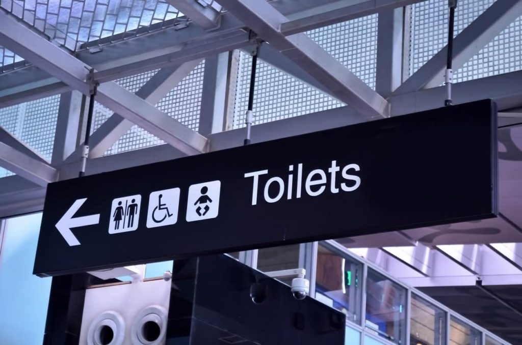 How can you cure your fear of going to the toilet in public places?